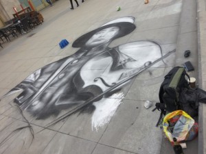sidewalk art  chalk (Small)